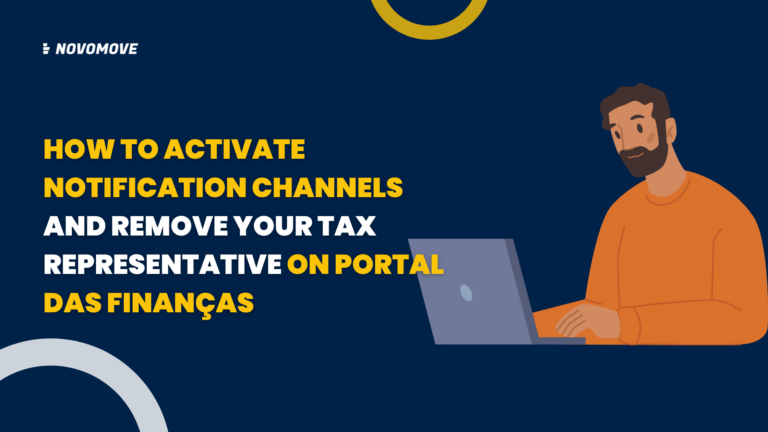 How to Activate Notification Channels and Remove Your Tax Representative on Portal das Finanças